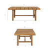 Eleni 5-Piece Outdoor Patio Teak Wood Furniture Set by Modway / EEI-7660