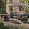 Eleni 5-Piece Outdoor Patio Teak Wood Furniture Set by Modway / EEI-7660