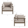Eleni 5-Piece Outdoor Patio Teak Wood Furniture Set by Modway / EEI-7660