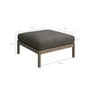 Eleni 2-Piece Outdoor Patio Teak Wood Loveseat with Ottoman Set by Modway / EEI-7662