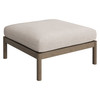 Eleni 2-Piece Outdoor Patio Teak Wood Loveseat with Ottoman Set by Modway / EEI-7662
