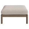 Eleni 2-Piece Outdoor Patio Teak Wood Loveseat with Ottoman Set by Modway / EEI-7662