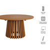 Lane 31 Inch Round Outdoor Patio Teak Wood Coffee Table by Modway / EEI-7680