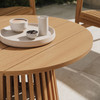 Lane 31 Inch Round Outdoor Patio Teak Wood Coffee Table by Modway / EEI-7680