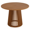 Lane 39 Inch Round Outdoor Patio Teak Wood Dining Table by Modway / EEI-7682