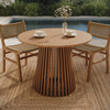 Lane 39 Inch Round Outdoor Patio Teak Wood Dining Table by Modway / EEI-7682