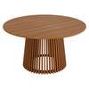 Lane 55 Inch Round Outdoor Patio Teak Wood Dining Table by Modway / EEI-7684