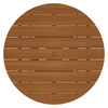 Lane 55 Inch Round Outdoor Patio Teak Wood Dining Table by Modway / EEI-7684