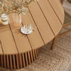Lane 55 Inch Round Outdoor Patio Teak Wood Dining Table by Modway / EEI-7684