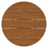 Lane 31 Inch Round Outdoor Patio Teak Wood Bar Table by Modway / EEI-7685