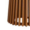 Lane 31 Inch Round Outdoor Patio Teak Wood Bar Table by Modway / EEI-7685