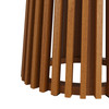 Lane 35 Inch Round Outdoor Patio Teak Wood Bar Table by Modway / EEI-7686