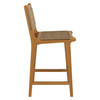 Rowe Outdoor Patio Teak Wood Counter Chairs Set of 2 by Modway / EEI-7688