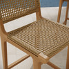 Rowe Outdoor Patio Teak Wood Counter Chairs Set of 2 by Modway / EEI-7688