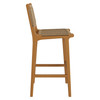 Rowe Outdoor Patio Teak Wood Bar Chairs Set of 2 by Modway / EEI-7689