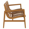 Hayden 56 Inch Outdoor Patio Teak Wood Loveseat by Modway / EEI-7693