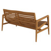 Hayden 56 Inch Outdoor Patio Teak Wood Loveseat by Modway / EEI-7693