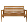 Hayden 56 Inch Outdoor Patio Teak Wood Loveseat by Modway / EEI-7693