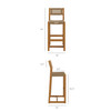 Reed 3-Piece Outdoor Patio Teak Wood Bar Set by Modway / EEI-7697