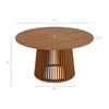 Reed 7-Piece Outdoor Patio Teak Wood Dining Set by Modway / EEI-7705