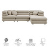 Jubilee 4-Piece Upholstered Modular Sofa Set by Modway / EEI-7713