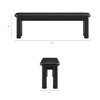 Alvia 6-Piece Oak Wood Dining Table and Seating Set by Modway / EEI-7715