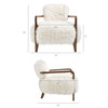 Zinnia Faux Fur Accent Chair by Modway / EEI-7716