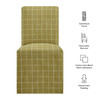 Aster Linen Cotton Blend Slipcovered Dining Chairs Set of 2 by Modway / EEI-7761