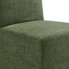 Aster Slub Weave Fabric Slipcovered Dining Chairs Set of 2 by Modway / EEI-7762