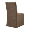 Aster Slub Weave Fabric Slipcovered Dining Chairs Set of 2 by Modway / EEI-7762
