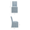 Aster Slub Weave Fabric Slipcovered Dining Chairs Set of 2 by Modway / EEI-7762