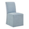 Aster Slub Weave Fabric Slipcovered Dining Chairs Set of 2 by Modway / EEI-7762