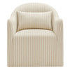 Bardot Slipcovered Striped Accent Chair by Modway / EEI-7776