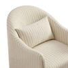 Bardot Slipcovered Striped Accent Chair by Modway / EEI-7776
