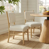 Mauden Striped Dining Side Chairs Set of 2 by Modway / EEI-7777