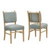 Mauden Striped Dining Side Chairs Set of 2 by Modway / EEI-7777