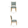 Mauden Striped Dining Side Chairs Set of 2 by Modway / EEI-7777