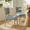 Mauden Striped Dining Side Chairs Set of 2 by Modway / EEI-7777