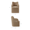 Cordelle Linen Blend Swivel Dining Chair by Modway / EEI-7779