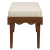Mirette Scalloped Edge Striped Accent Bench by Modway / EEI-7781