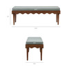 Mirette Scalloped Edge Striped Accent Bench by Modway / EEI-7781