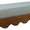 Mirette Scalloped Edge Striped Accent Bench by Modway / EEI-7781