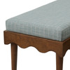 Mirette Scalloped Edge Striped Accent Bench by Modway / EEI-7781