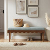 Mirette Scalloped Edge Striped Accent Bench by Modway / EEI-7781