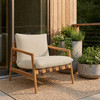 Nomi Outdoor Patio Teak Wood Sling Chair by Modway / EEI-7785