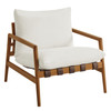 Nomi Outdoor Patio Teak Wood Sling Chair by Modway / EEI-7785
