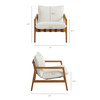 Nomi Outdoor Patio Teak Wood Sling Chair by Modway / EEI-7785