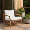 Nomi Outdoor Patio Teak Wood Sling Chair by Modway / EEI-7785