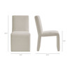 Emory Upholstered Fabric Dining Side Chair Set of 2 by Modway / EEI-7786