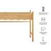 Darcy 62 Inch Wood Computer Desk by Modway / EEI-7791
